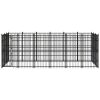 Outdoor Dog Kennel Steel 178.6 ftÂ¬â‰¤
