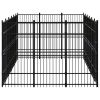 Outdoor Dog Kennel Steel 178.6 ftÂ¬â‰¤
